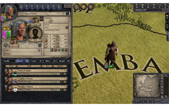 Crusader Kings II: Mongol Faces