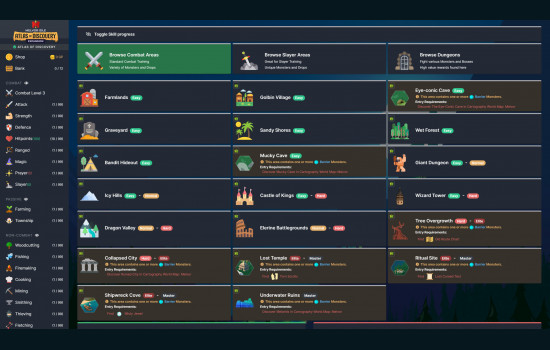 Melvor Idle: Atlas of Discovery