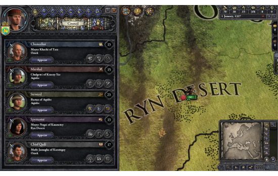 Crusader Kings II: Mongol Faces