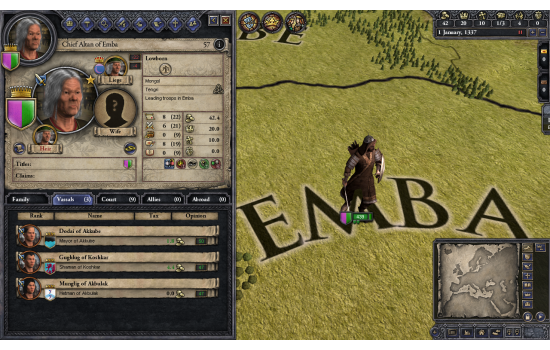 Crusader Kings II: Mongol Faces