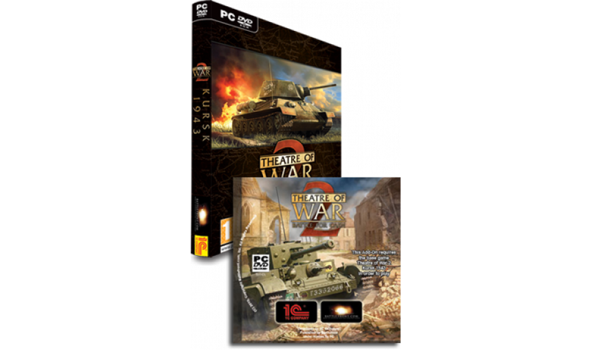 Theatre of War 2: Kursk 1943 + Battle for Caen Theatre of War 2: Kursk 1943 + Battle for Caen