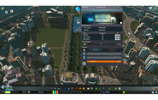 Cities: Skylines - Concerts