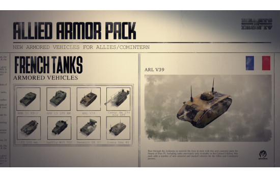 Hearts of Iron IV: Allied Armor Pack