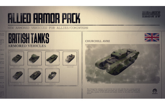 Hearts of Iron IV: Allied Armor Pack