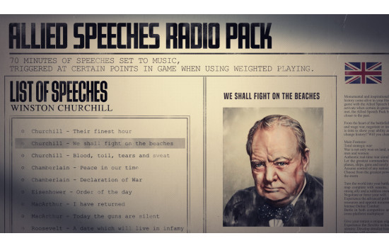 Hearts of Iron IV: Allied Speeches Pack