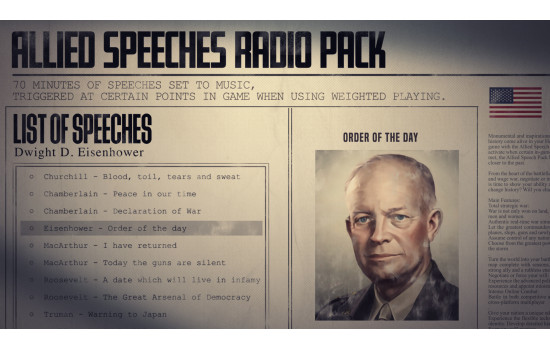 Hearts of Iron IV: Allied Speeches Pack