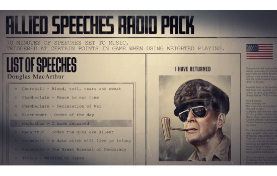 Hearts of Iron IV: Allied Speeches Pack