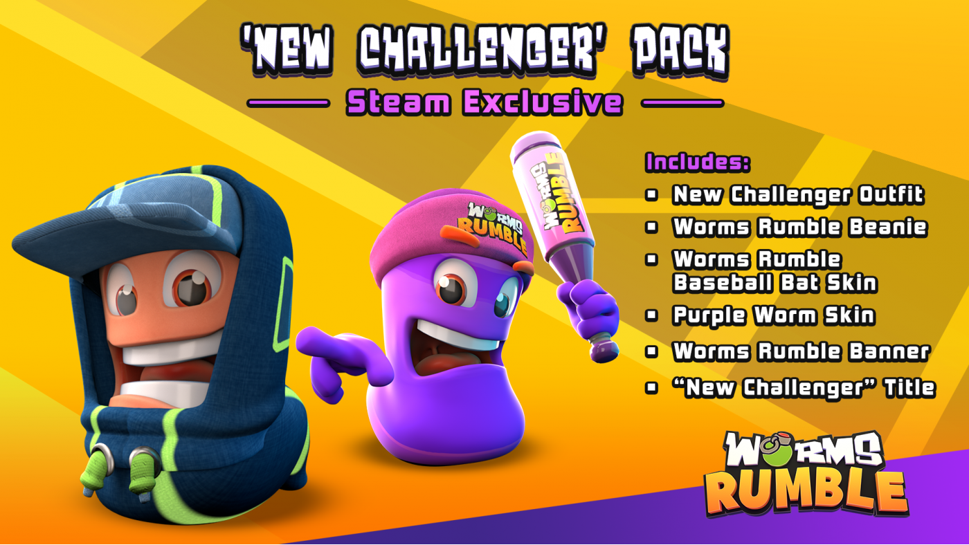 Worms Rumble - New Challenger Pack