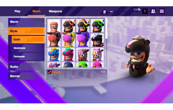 Worms Rumble - Legends Pack