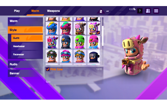 Worms Rumble - Legends Pack
