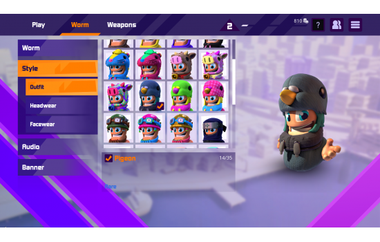 Worms Rumble - Legends Pack