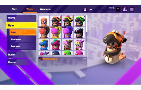 Worms Rumble - Legends Pack