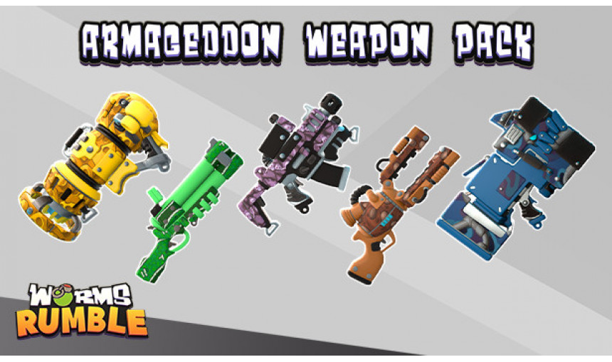 Worms Rumble - Armageddon Weapon Skin Pack Worms Rumble - Armageddon Weapon Skin Pack