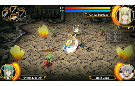 Is It Wrong to Try to Pick Up Girls in a Dungeon? Infinite Combate