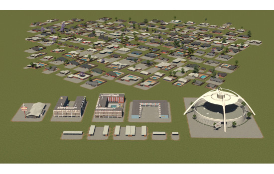 Cities: Skylines - Content Creator Pack: Mid-Century Modern