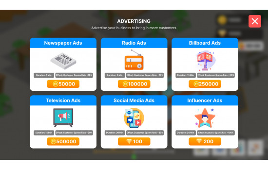 Asian Food Cart Tycoon