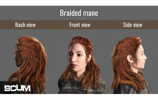 SCUM Female Hair Pack