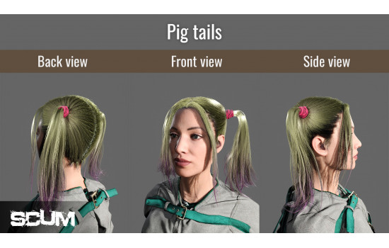 SCUM Female Hair Pack