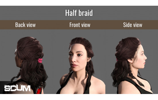 SCUM Female Hair Pack
