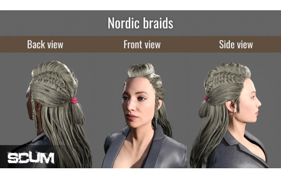 SCUM Female Hair Pack