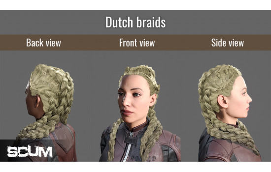 SCUM Female Hair Pack