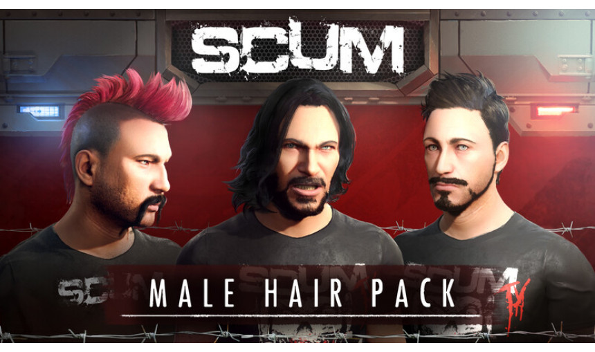 SCUM Male Hair Pack SCUM Male Hair Pack