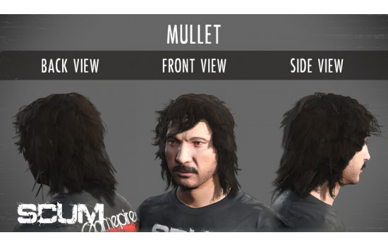 SCUM Male Hair Pack