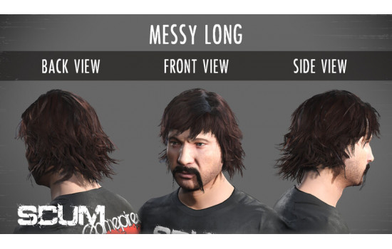 SCUM Male Hair Pack