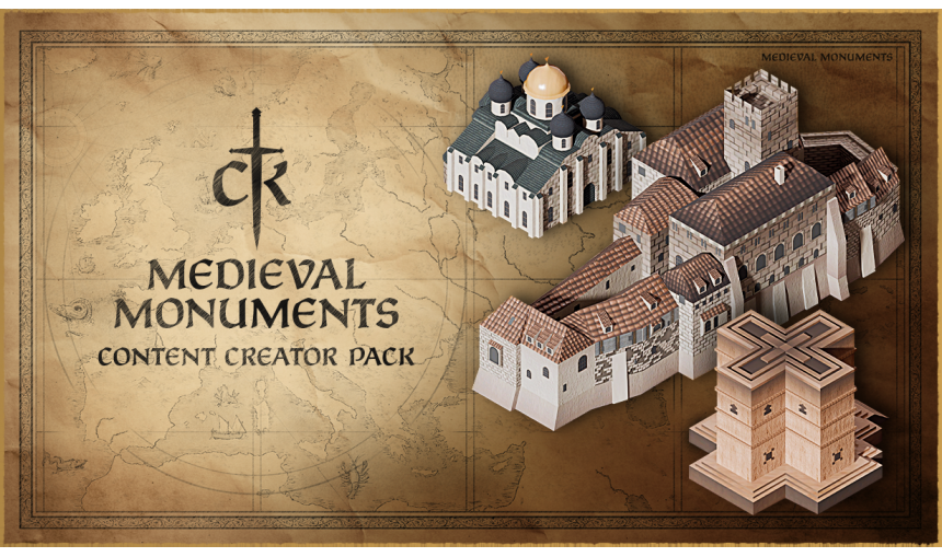 Crusader Kings III Content Creator Pack: Medieval Monuments Crusader Kings III Content Creator Pack: Medieval Monuments