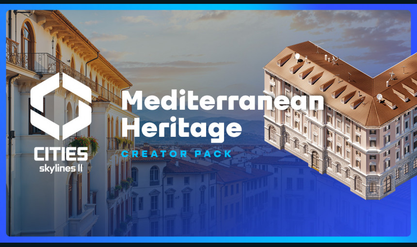 Cities: Skylines II - Creator Pack: Mediterranean Heritage Cities: Skylines II - Creator Pack: Mediterranean Heritage