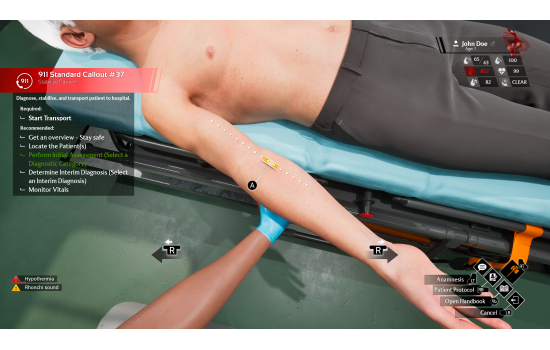Ambulance Life: A Paramedic Simulator