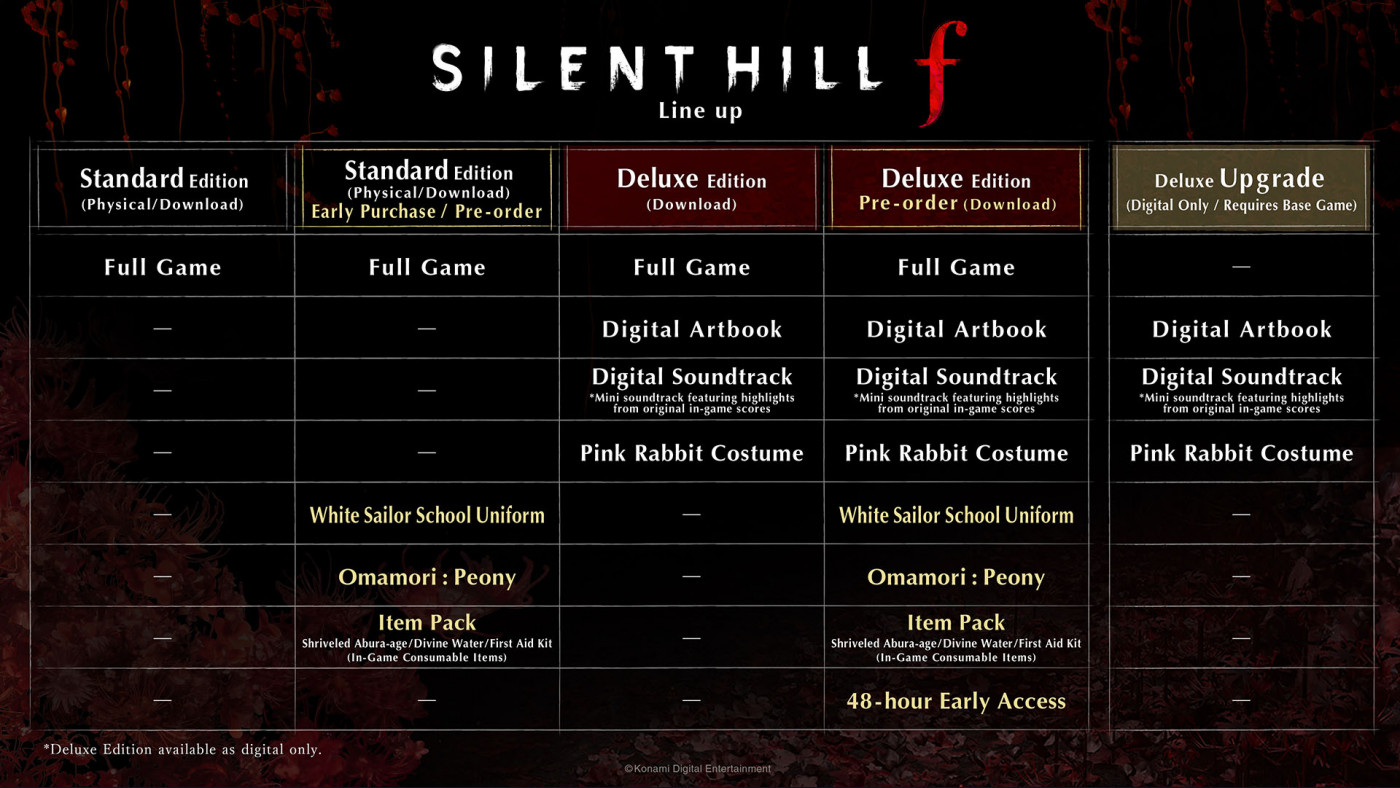 SILENT HILL f Digital Deluxe Edition