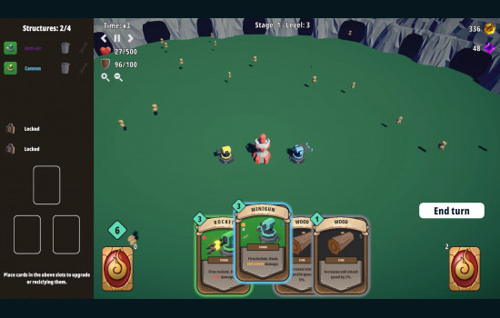 Cards and Towers