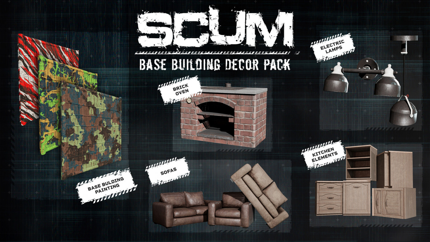 SCUM Base Building Decor Pack SCUM Base Building Decor Pack